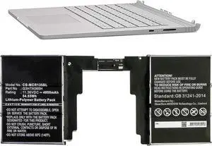 HongQJY New Replacement Battery for Surface Book 3 13.5 Keyboard (4800mAh) G3HTA065H