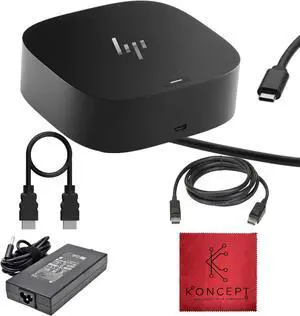 26D32AA for HP Replacement - USB-C Dock G5 - Docking Station for Laptop Dual Monitor and Charging - with 120W, HDMI Cable, DisplayPort Cable - Dock G5 Station