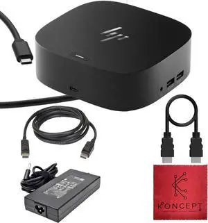 5YH26AV for HP Replacement - USB-C Dock G5 - Docking Station for Laptop Dual Monitor - with 120W, HDMI Cable, DisplayPort Cable - G5 Docking Station