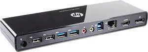 HP USB 3.0 Port Replicator Docking Station (H1L08AA#ABA)