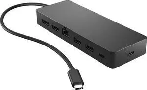 HP Docking Station - for Notebook - USB Type C - 1.0 Displays Supported - 4K - 3840 x 2160-4 x USB Ports - 4.0 x USB Type-C Ports - USB Type-C - Wired - Windows 10, Windows 11, iPadOS, ChromeOS, and