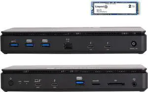 Sonnet Echo 13 Thunderbolt 5 SSD Dock  Integrated 6000MB/s NVMe Storage, 4 Thunderbolt 5 Ports, 2.5Gb Ethernet, 8K Display  Mac, Windows, Chromebook, iPad Pro (2TB Kingston PCIe 4.0 NVMe SSD)
