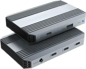 Encased 5-in-1 Thunderbolt 4 Hub, 90W PD Charging, Single 8K or Dual 4K Display for MacBook Pro/Air M1 M2 M3, Thunderbolt 4/3, USB-C/USB 4 Windows