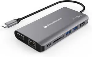Comprehensive VersaDock USB-C 4K Dual Display Docking Station with HDMI, VGA & Ethernet