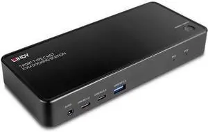 Lindy 2 Port Type C MST KVM Docking Station