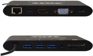 port connect Dual Monitor Docking Station 4k USB-c 100w for 11 Devices Black port connect Dual Monitor Docking Station 4k USB-c 100w for 11 Devices Black