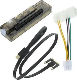Gadpiparty External Laptop Graphics Card for Easy Graphics Expansion Supports -e Interface Power Output Compatible Multiple Systems Random Style