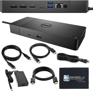 Dell WD19S Docking Station 180W (130W Power Delivery) - Dell Docking Station Dual Monitor, Dock Station with 180W Power Supply + HDMI Cable + DP Cable + USB-C Cable + Microfiber Cloth Dell WD19S Docking Station 180W (130W Power Delivery) - Dell Docking Station Dual Monitor, Dock Station with 180W Power Supply + HDMI Cable + DP Cable + USB-C Cable + Microfiber Cloth