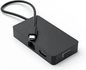 USB-C Travel Hub Docking Station Multiport Adapter with VGA, USB 3.2 GEN 2, USB-C, Ethernet, HDMI Ports Compatible with Surface laptops, Surface Books and Surface Pro X/7/8/9