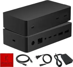 Koncept SVS-00001/1917 for Microsoft Replacement - Surface Dock 2 Surface Pro Docking Station with USB-C to C Cable & 199W - Compatible for Surface Pro 4/5/6/7, Surface Book 2/3,