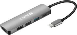 USB C Dock HDMI 3 x USB PD 100 W