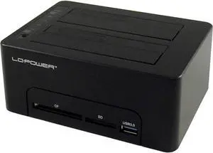 LC Power LC-DOCK-U3-CR HDD Docking Station CF/SD Card R