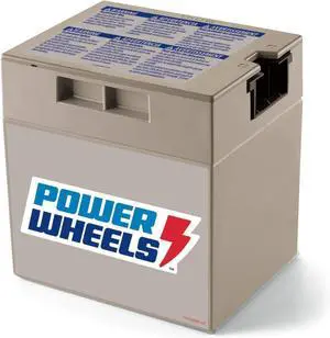 Power Wheels battery, 12 volt GRAY.