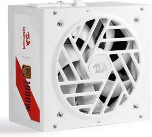 Redragon RGMS-1000W PRO 80+ Gold 1000 Watt Power Supply w/Upgraded ATX 3.1 & PCIe 5.1 Fully Modular, Compact 150mm Size, Smart ECO Low Noise Fan, 100% Japanese Capacitors, Full Mod Cables