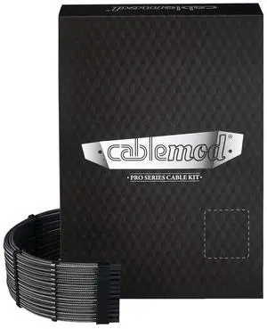 CableMod C-Series Pro ModMesh Sleeved 12V-2x6 12VHPWR Dual StealthSense Cable Kit for Corsair Type 4 RM Black Label/RMi/RMX (Carbon) CableMod C-Series Pro ModMesh Sleeved 12V-2x6 12VHPWR Dual StealthSense Cable Kit for Corsair Type 4 RM Black Label/RMi/RMX (Carbon)