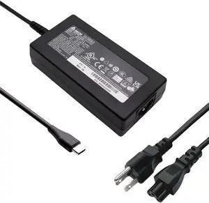 Original Delta 100w USB-C Type C Charger Compatible with Acer CHROMEBOOK Spin 511 R753T, Spin 511 R753T-A14N, Spin 511 R753T-C59J, Spin 511 R753T-C7NK Laptop Ac Adapter with Power suuply Cord