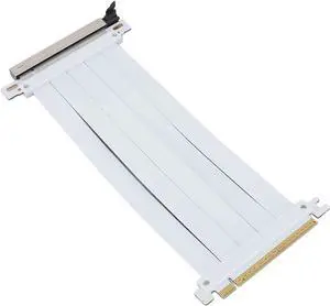 PCIE 5.0 Riser Cable, 128Gbps High Speed PCIE 5.0 Graphics Card Extension Cable, PCIE 5.0 X16 Adapter Cable for GPU Vertical Mount, Compatible with All GPU Devices (60cm)