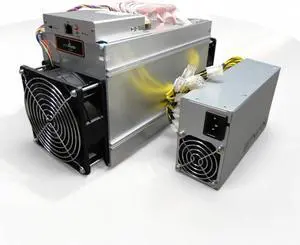 Antminer L3+ Litecoin Miner 504MH/s | Scrypt ASIC Mining Rig by Bitmain | Includes 110V-240V Compatible APW3 PSU | Energy-Efficient Crypto Mining Machine