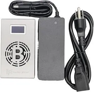 Lucky Miners LV06 V6 Bitcoin Miner - 500GH/s SHA-256 BM1366 ASIC Chip, Low Noise Crypto Mining Machine for Home Use | Solo BTC Miner | Efficient BTC Lottery Mining Device