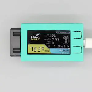 Nerd Miner V2 Pro Bitcoin Solo Lottery Miner BTC Crypto Nerdminer V2.0 pro Hashrate 78K with Green Case Silent Cooling Fan