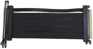 PCIE 5.0 X16 Riser Cable, High Speed Flexible Extender Card Extension Port 90 Degree Adapter, 128Gbps High Speed Adapter Riser Card Flexible Extension Cable 20cm