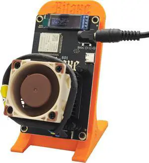 Bitaxe Gamma 601 Solo Miner - Ultra Silent Fan, 1.2TH/s, 2.4G WiFi, 18W ASIC BM1370 Chip | High-Efficiency BTC Bitcoin Mining Machine | Inspired by Antminer S21 Pro