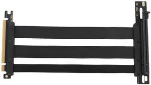 PCIe 4.0 X16 Riser Cable, 90 Degree High Speed GPU Extension Cable Extender Card Extension Adapter for RTX 4090 Ti for 8900 XT (25cm)