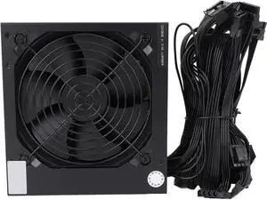 Powerful 12V ATX Power Supply Equipped with Multiple Protections, Designed for Energy Efficiency, with Intelligent Temperature Control, Switchable Fan