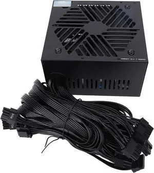 High Efficiency 700W Gaming Power Supply, Intelligent Thermal Management, Overcurrent, Support All 2 Cores Platforms, Vista and Wins 10 Operating Systems