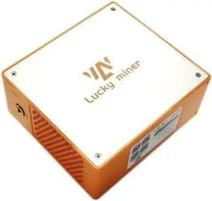Mini Doge Lucky Miner LG07 Litecoin & Dogecoin Miner  11MH/S Scrypt Algorithm ASIC Miner, Low Power 12W, Quiet 25dB, WiFi 2.4GHz, Built-in PSU, Crypto Miner Mining Machine for Home Use