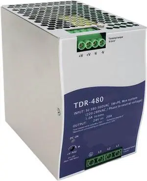 Switching Power Supply TDR-480-48 Three-Phase 380V to DC 40/20/10a Rail Switching Power Supply Switching Power Supply