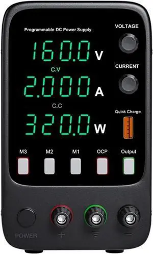 Adjustable Power Supply USB Interface 115v/230v APS1602H 0-160V 0-2A 320W Programmable DC Power Supplies