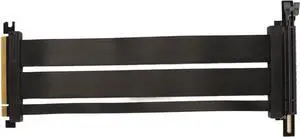 PCIE 4.0 X16 Riser Cable, High Speed Graphics Card Extension Cable, 90 Degree Double Row Design for RTX4090 RX6950XT, Compatible with X570 and Other GPUs, Full PCIe Gen4 x16 Speed