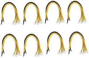 Sprressal 8Pack 6Pin Connector Server Power Supply Cable PCIe Express for Antminer S9 S9I Z9 for P3 P5 Support Miner PSU Cable Sprressal 8Pack 6Pin Connector Server Power Supply Cable PCIe Express for Antminer S9 S9I Z9 for P3 P5 Support Miner PSU Cable