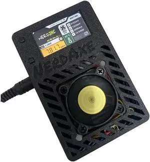 NerdAxe Ultra 500GH/S Solo Bitcoin Lottery Mining Devices Make with BM1366 Asic Chip Nerdminer Display Full Kit with PSU for Home Mining