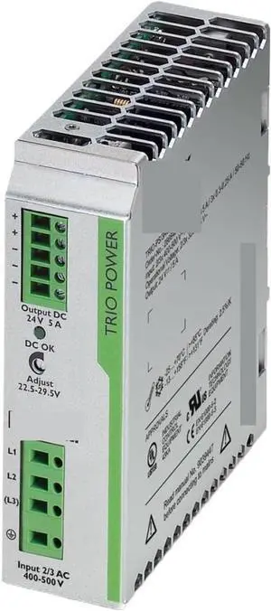 Three-Phase 24V/5A Power Supply TRIO-PS/3AC/24DC/ 5-2866462