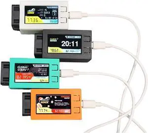 Nerd Miner V2 78kh/s Watch Miner Small Mini Bitcoin Solo Miner Nerdminer V2 BTC Miner Color Orange