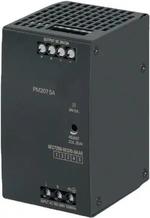 S7-200 Active Power Supply Input: 100-240V AC, Output: 24V/5A DC, 6ES7288-0ED10-0AA0