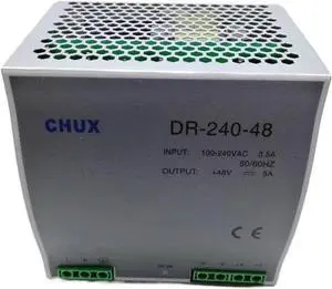 240W 48V Switching Power Supply 5A Din Rail Type DC AC DR240W Single Output Switch LED Driver SPMS