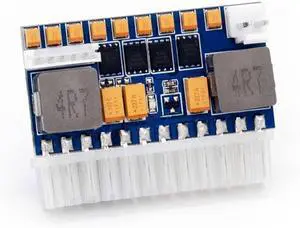 24pin DC ATX PSU 12V DC Input 250W Output Switch PC DC-DC ATX PSU Mini ITX PC Power Supply for Computer DIY