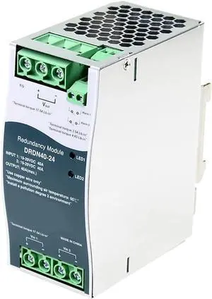 DRDN40-24 24V DC 40A DIN Rail Type Redundancy Module