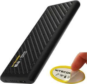 Nitecore NB Air 5000mAh Ultra Lightweight and Slim Power Bank, USB-C Port for Phones, Smart Watches, Earbuds, Flashlights, and Headlamps