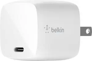 Belkin BoostCharge USB C 30W GaN Wall Charger - iPhone Charger w/Power Delivery - iPhone Charger Fast Charging - USB C Charger Compatible with MacBook Pro, iPhone 14, iPhone 13, iPhone 12, iPad Pro
