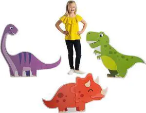 Dinosaur VBS Bright Cardboard Stand-Ups, 3 Pieces Y