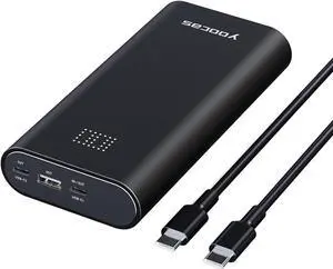 95W Power Bank 20000mAh Portable Charger, 3-Port PD3.0 Fast Charging Battery Pack, Compatible with MacBook Pro, Laptop, iPhone 15/14/13/12 Series, iPad pro, Samsung Galaxy, and More