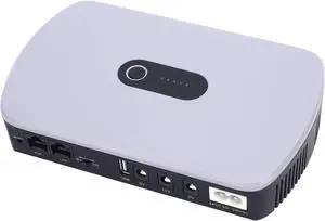 10400mAh UPS Battery Backup, Standby Uninterruptible Power Supply with LFP Battery for Router Modem Camera Security Devices MP3 MP4 Players, USB, DC, POE Output (US Plug 100-240v)