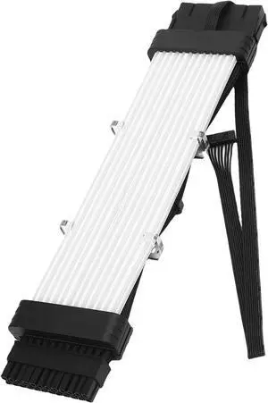 PC Power Supply Extension Cable, 5V ARGB PSU Cable, PSU Extension LED Strips for Motherboard Computer Case, 24PIN Motherboard, 8PIN ARGB (SK3 Controller Black)