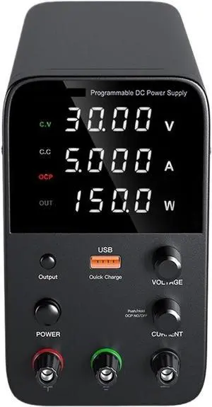 DC Lab Power Supply Adjustable DC Power Supply Regulator Switching 220V/110V(WPS1203H 120V 3A)