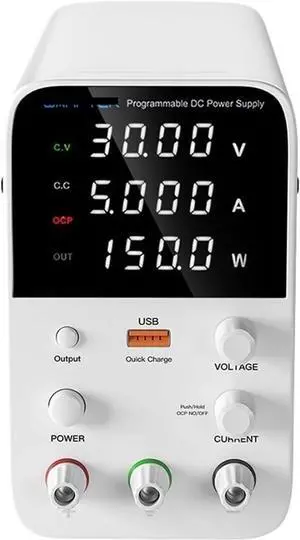 DC Lab Power Supply Adjustable DC Power Supply Regulator Switching 220V/110V(WPS1203B 120V3A)