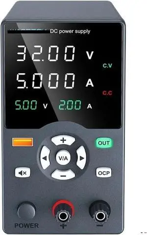 DC Lab Power Supply Adjustable DC Power Supply Regulator Switching 220V/110V(GC605H 60V5A)